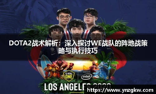 DOTA2战术解析：深入探讨WE战队的阵地战策略与执行技巧